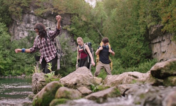 Outward Bound Canada bounders crossing river